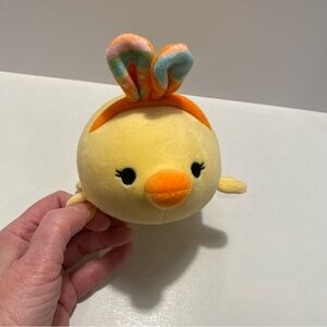 Plush Yellow Chick Small Pet Toy with Bow Smoochy Pals NEW perfect for EASTER